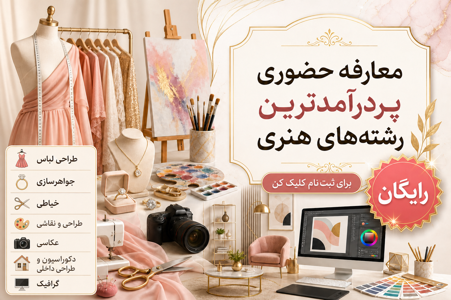 
                                                    برگزاری جلسات معارفه رایگان حضوری